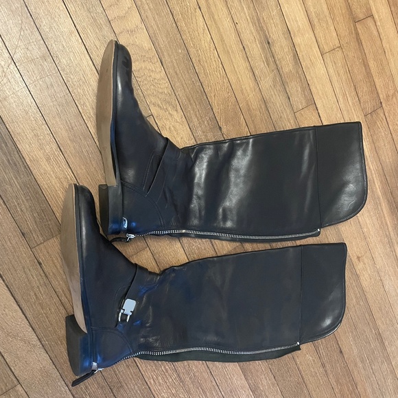 Coach zip up knee-high boots - Picture 1 of 5
